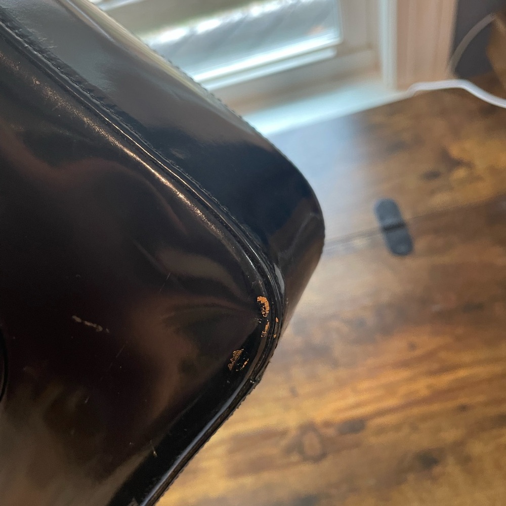 Gucci, Tom Ford Black Patent Leather Shoulderbag - Picture 9 of 15